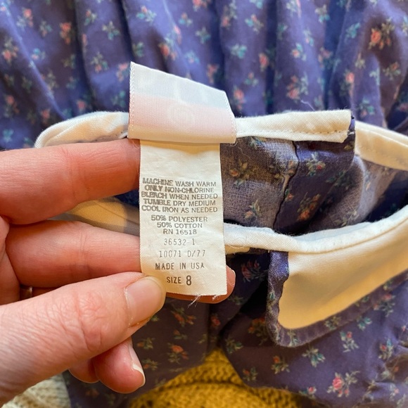 Vintage 60s prairie dress - Picture 6 of 9